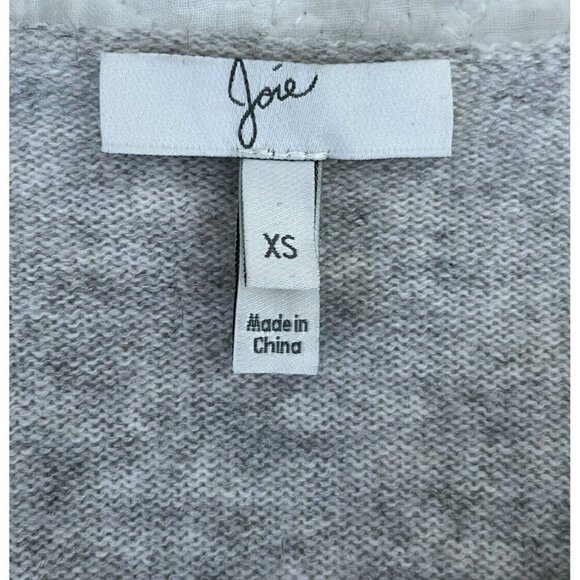 Joie Mikkeline Woman's Sz XS Gray Cowl Neck Sweater in Cashmere Wool Blend - Picture 4 of 6
